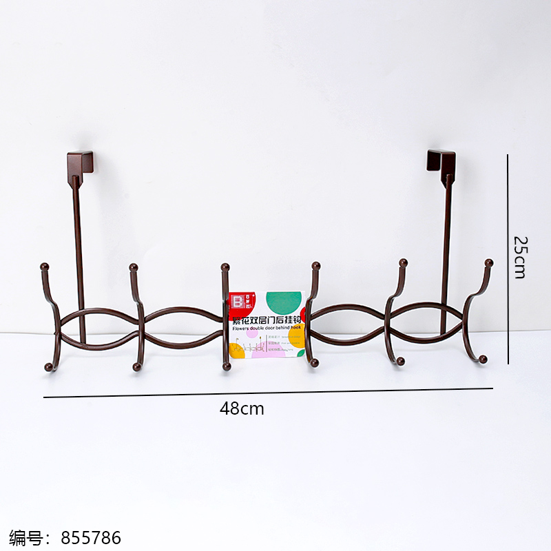 Floral Double-Layer Over Door Hook 8635