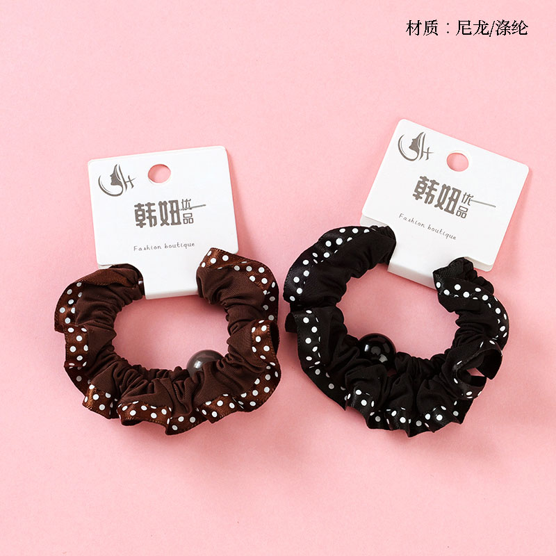 Boxed two wave dot lace small intestine ring