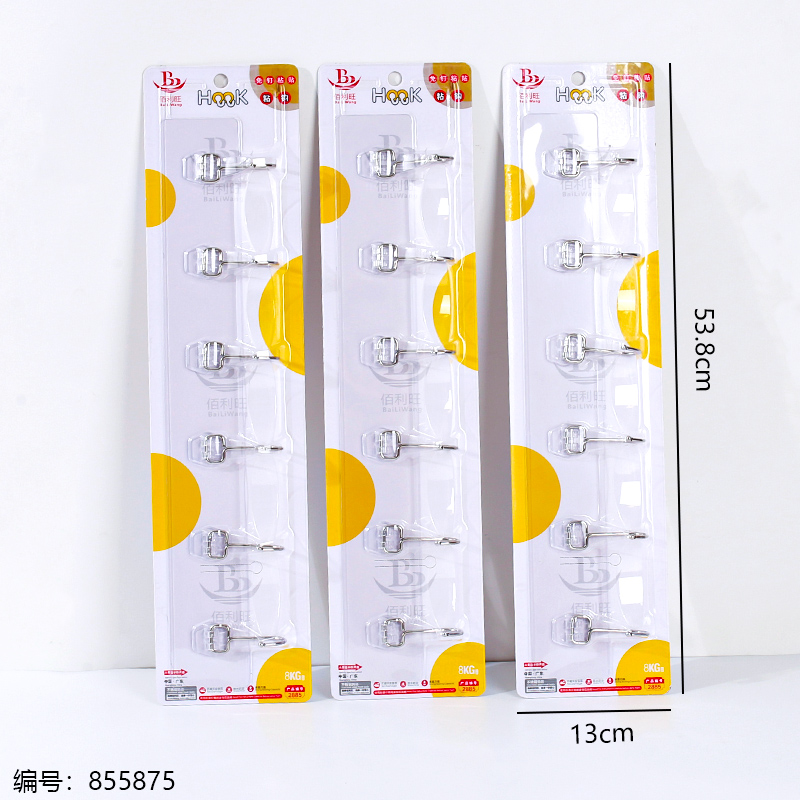 Stainless Steel 6-Row Hooks 2885