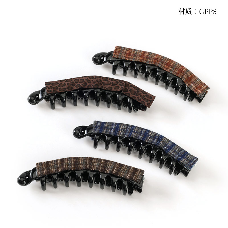 Boxed new plaid banana clip