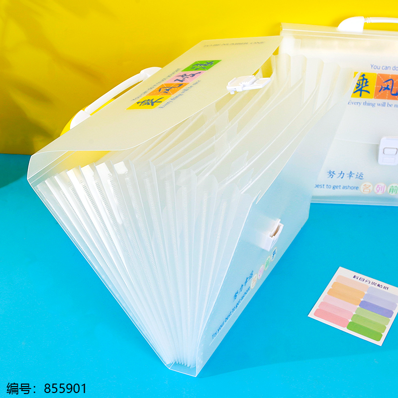 13-Pocket Expanding File with Handle 1607