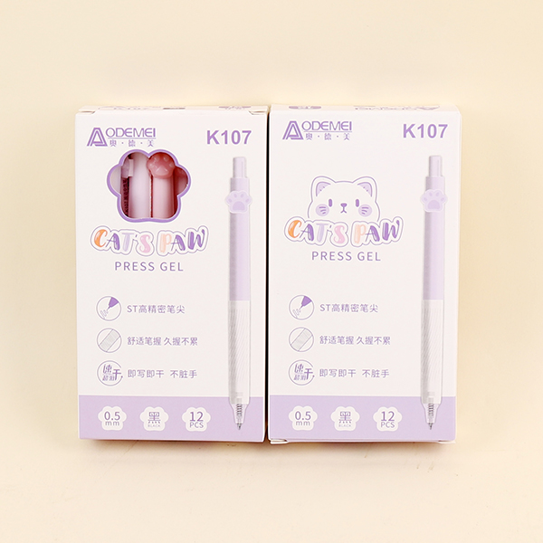 K107 press neutral pen (12 black) - Image 3