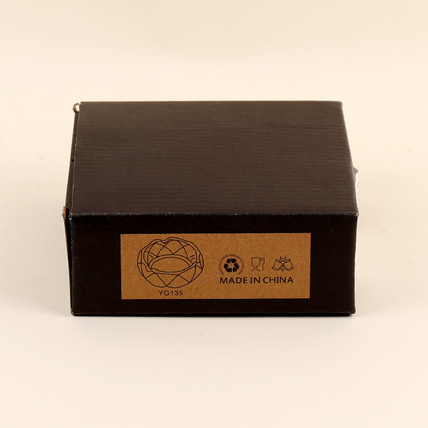 YG135 silver gray gold tracing glass ashtray - Image 3