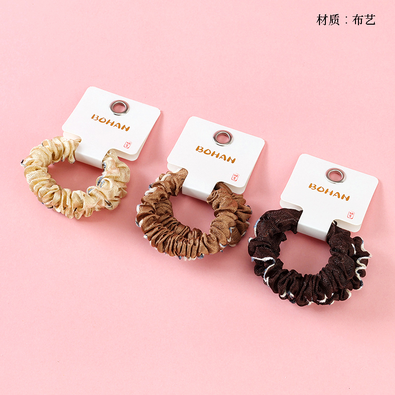 Boxed two simple edging fabric rubber bands