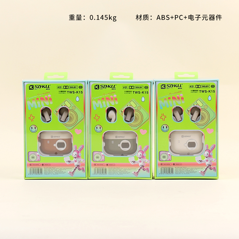 K15 In-Ear Bluetooth Headset (Mixed Color)