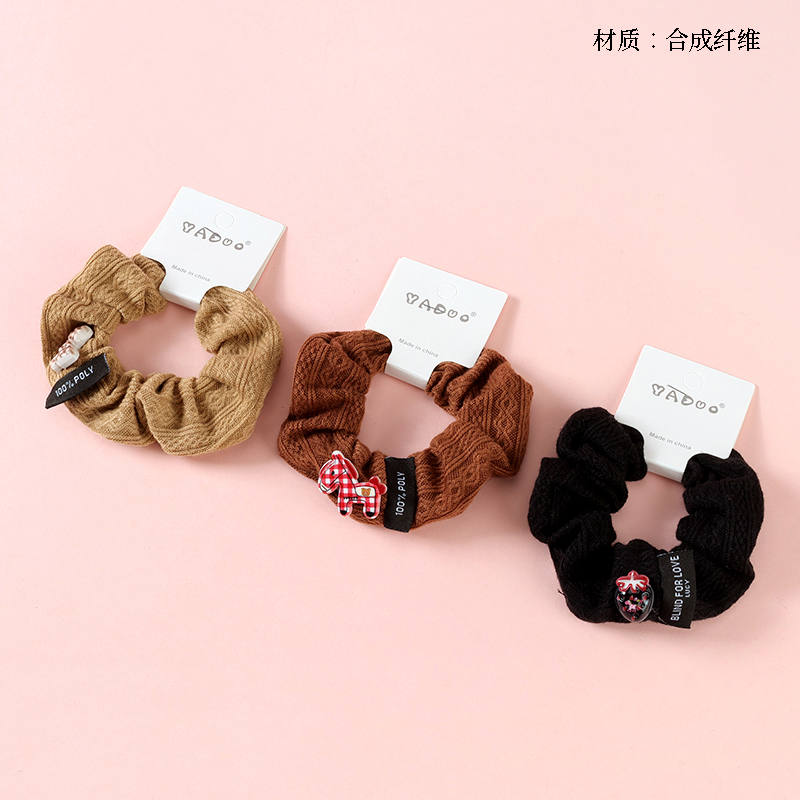 boxed labeled cartoon accessories knitted large intestine ring