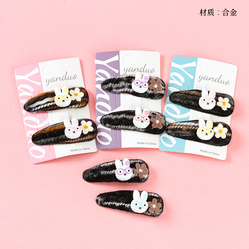 Boxed Cartoon Flower Accessories BB Clip