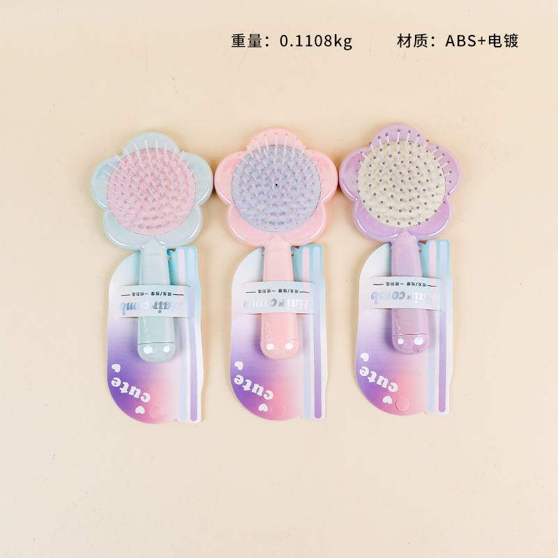 5185 plating flower fashion massage comb