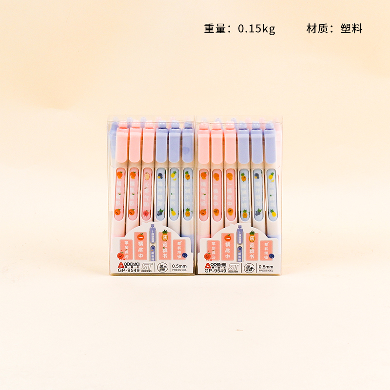 9549 gel pen (12 black)