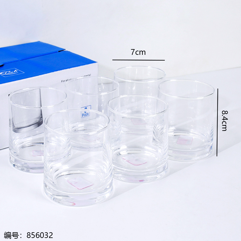 Glass Water Cup Single JL3610