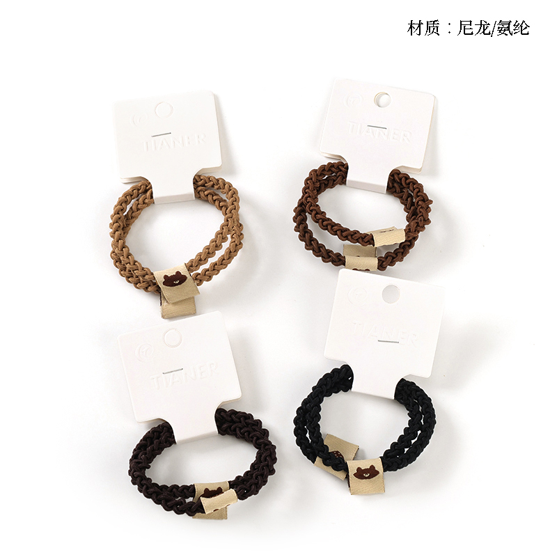 Boxed Two Milk Tea Labeling Braid Rubber Tendons