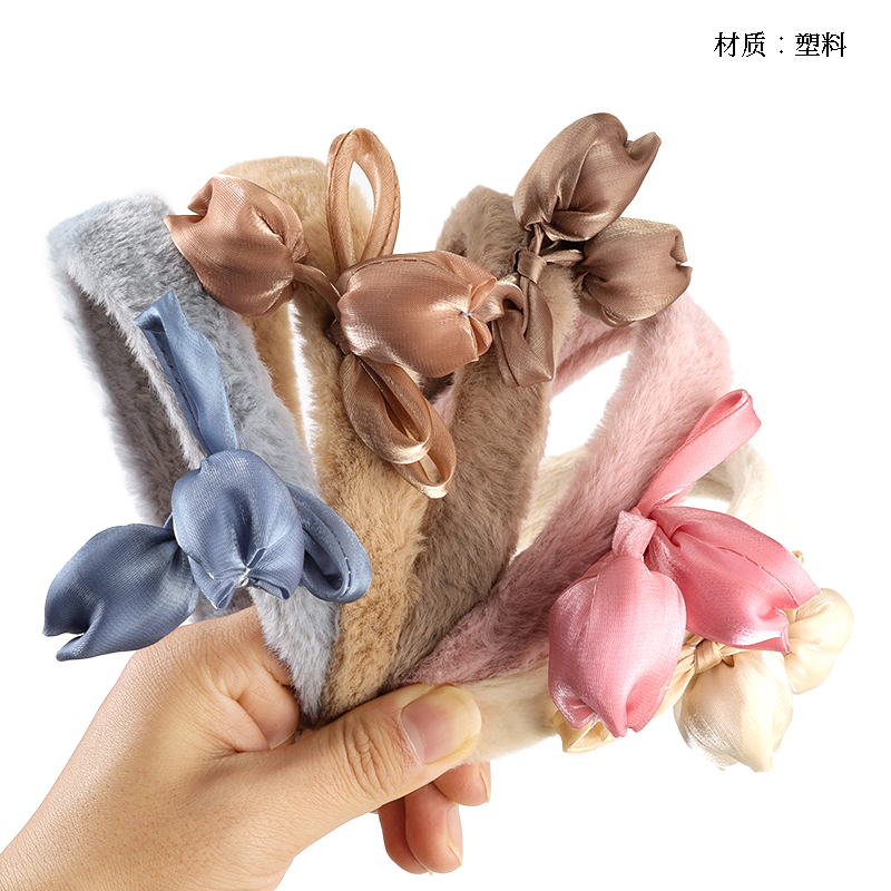 New color tulip plush buckle