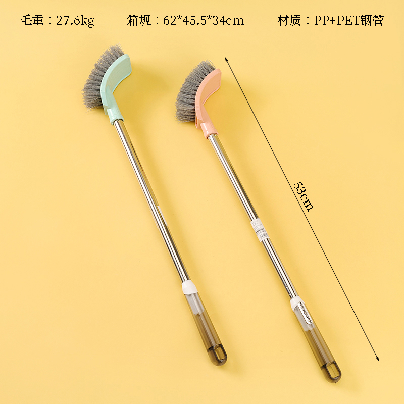 M733 steel rod long handle square head sanitary brush