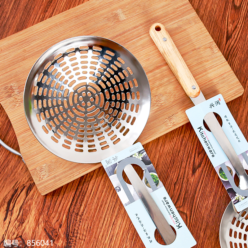 1837-18# Wooden Handle Line Strainer (1 x 10)
