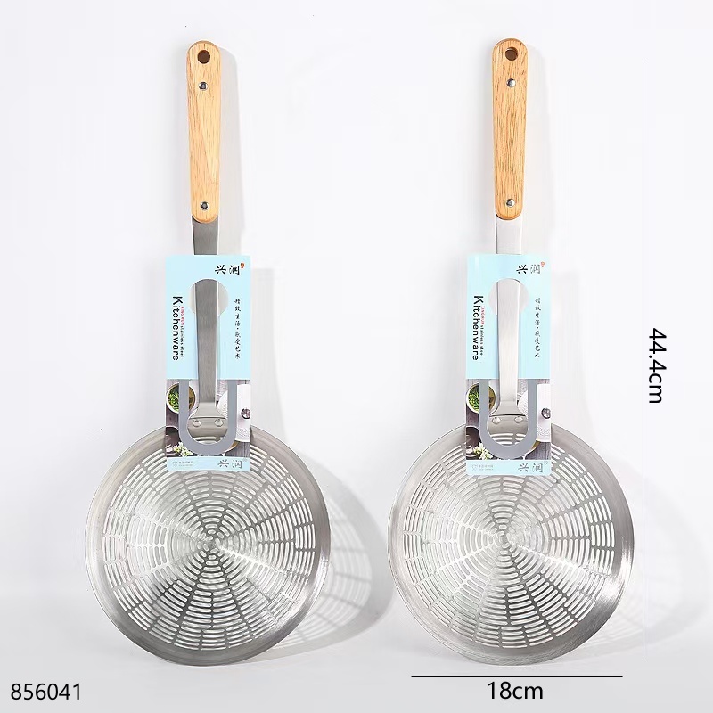 1837-18# Wooden Handle Line Strainer (1 x 10)