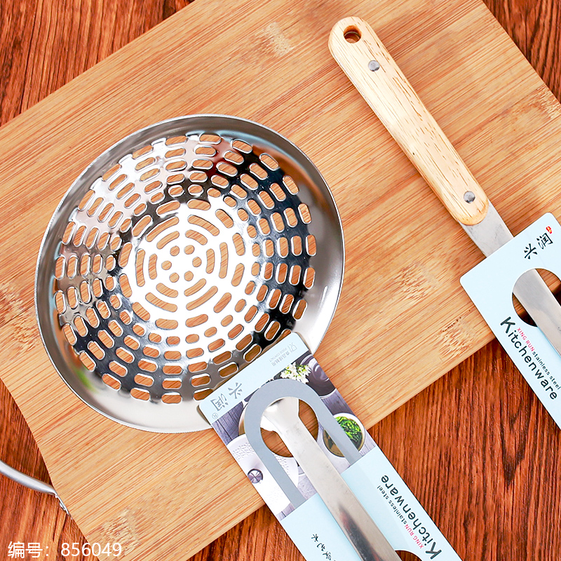1836-16# Wooden Handle Line Strainer (1 x 10)