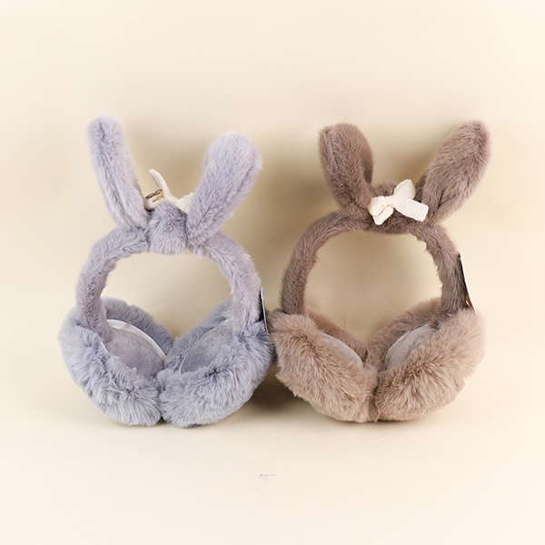 Knitted rabbit warm earmuffs - Image 3