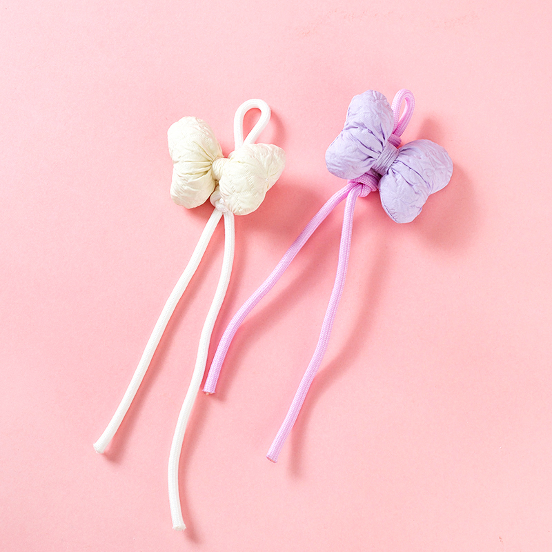 W893 cotton bowknot pendant (rope)