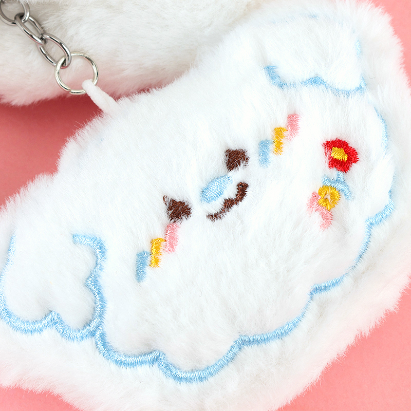 Plush Lace Bear Pendant