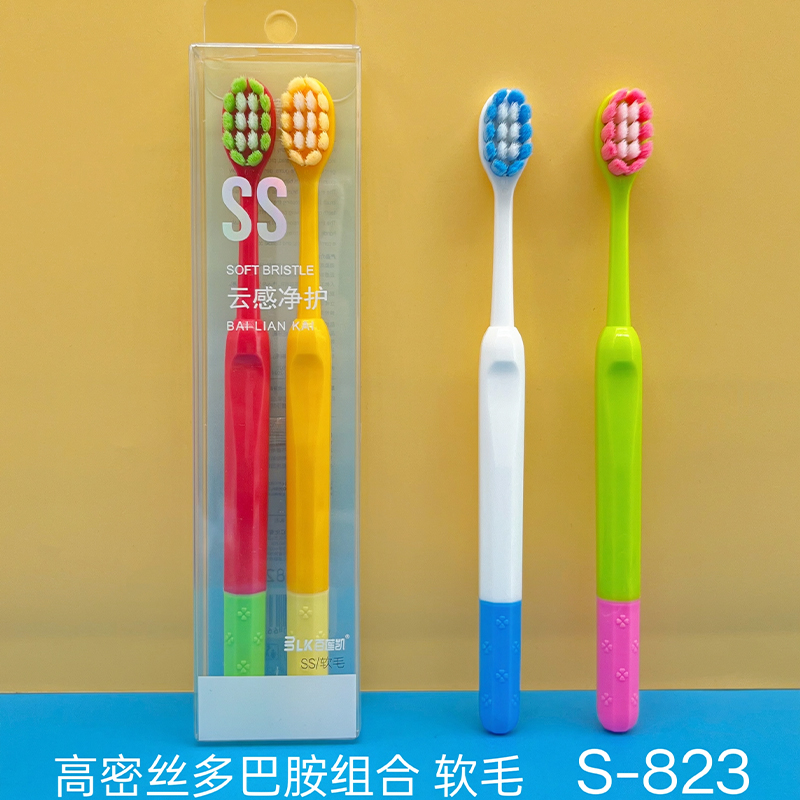 Bailiankai S-823 dopamine soft bristle toothbrush