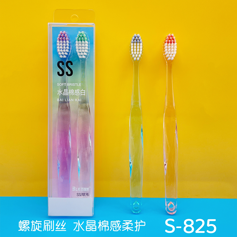 Bailiankai S-825 Crystal Spiral Bristle Toothbrush
