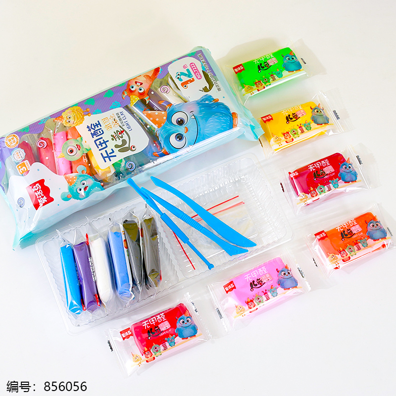 7222 12-Color Antibacterial Clay Set (Bag)