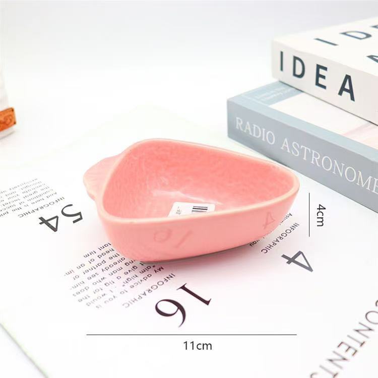 Wax Coated Strawberry Saucer-Mixed Pattern/18