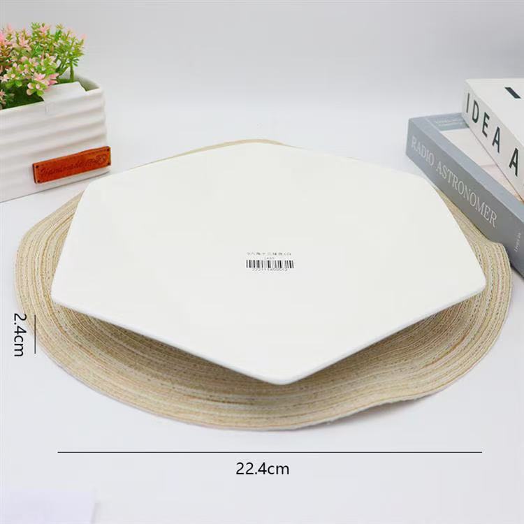9-inch Hexagon Plate