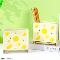 3006 Lemon Double Cup Chopstick Holder