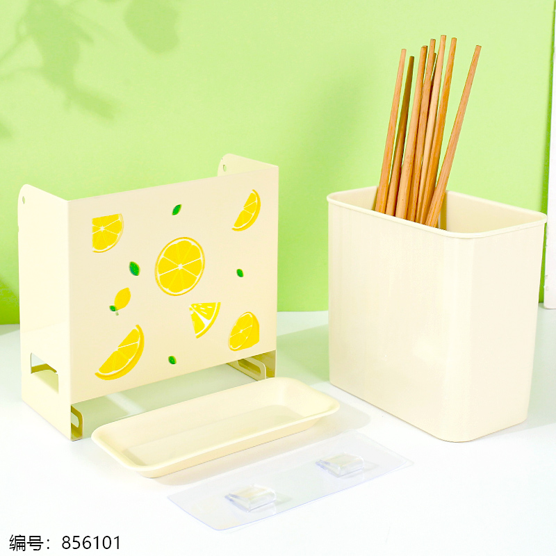 3006 Lemon Double Cup Chopstick Holder