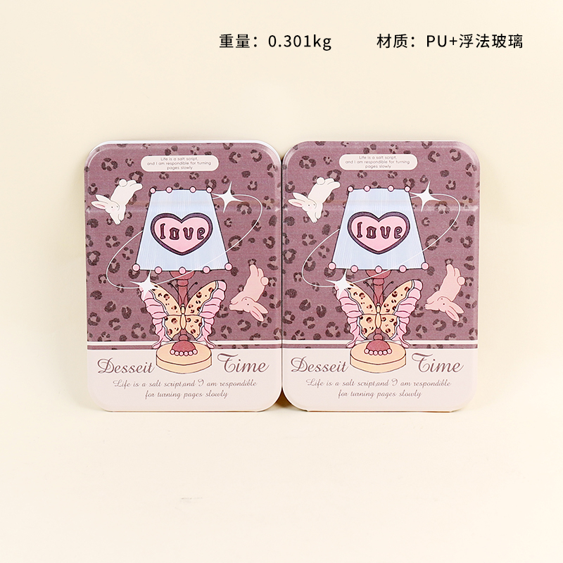 CYF5263 Meng playing bunny pu folding mirror