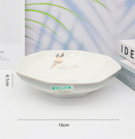 7.5 Eight corners plate -Lavender