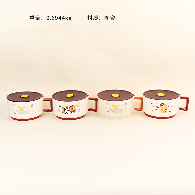 6 inch tall noodle cup bowl