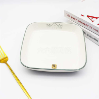 8-inch Diamond Square Plate