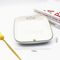8-inch Diamond Square Plate