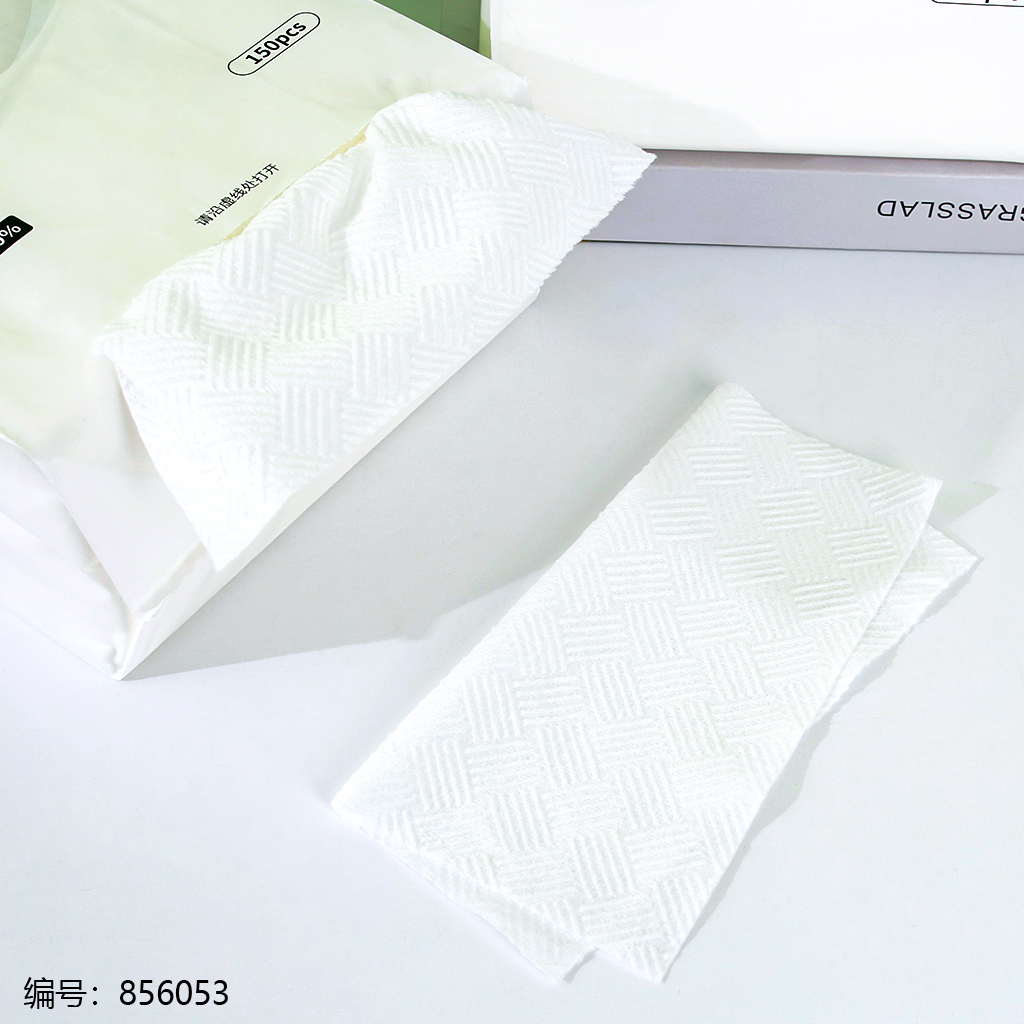 Super Absorbent Tencel Velvet Facial Towels 150pcs Bottom-Dispense 2765