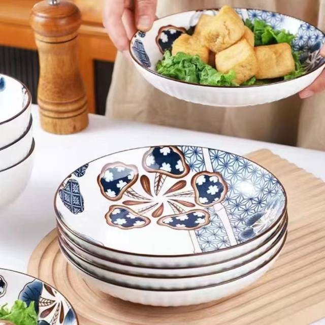 7-inch Vertical Stripe Plate