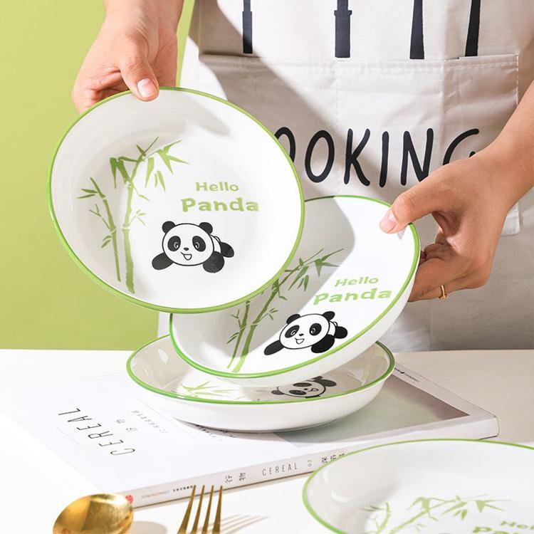 7 Inch Panda Pattern Plate(Special Price)/60