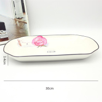 12-inch Cut-Corner Fish Plate / 36