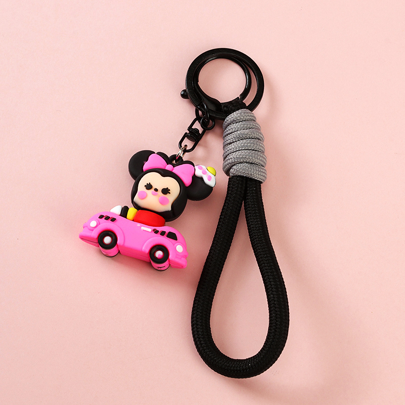 Cartoon Mickey old duck pendant (round rope)