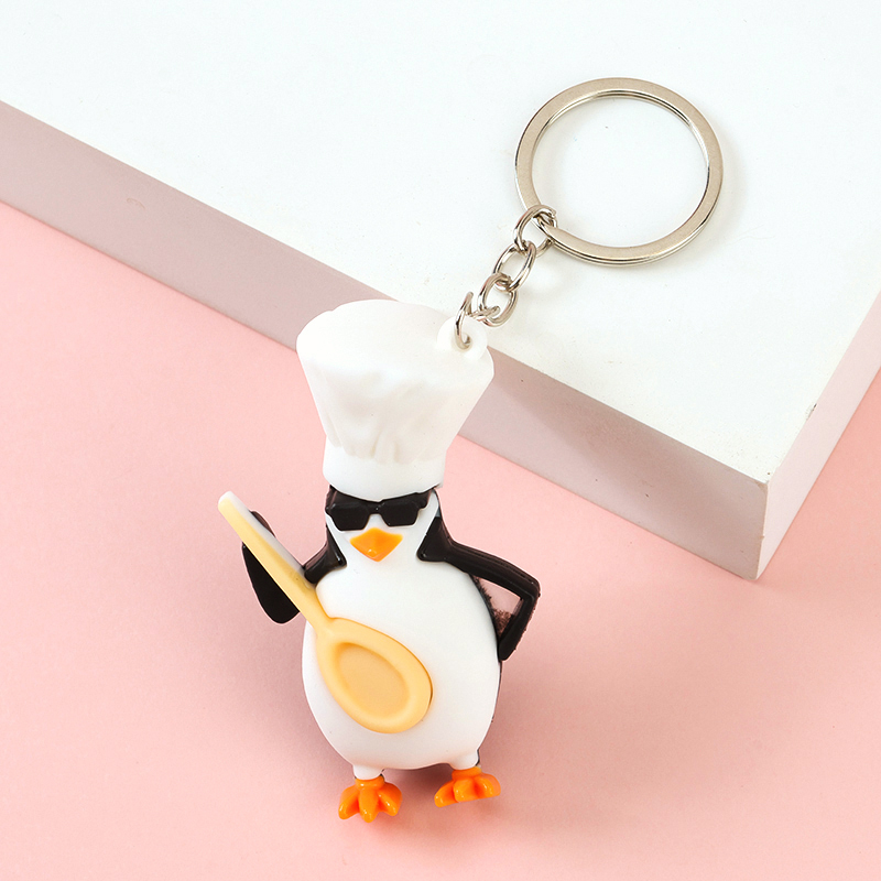 Large Penguin Soft Glue Pendant