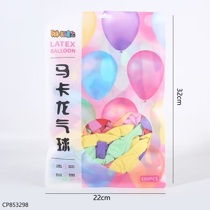Macaron Latex Balloons-Mixed Color-006-15