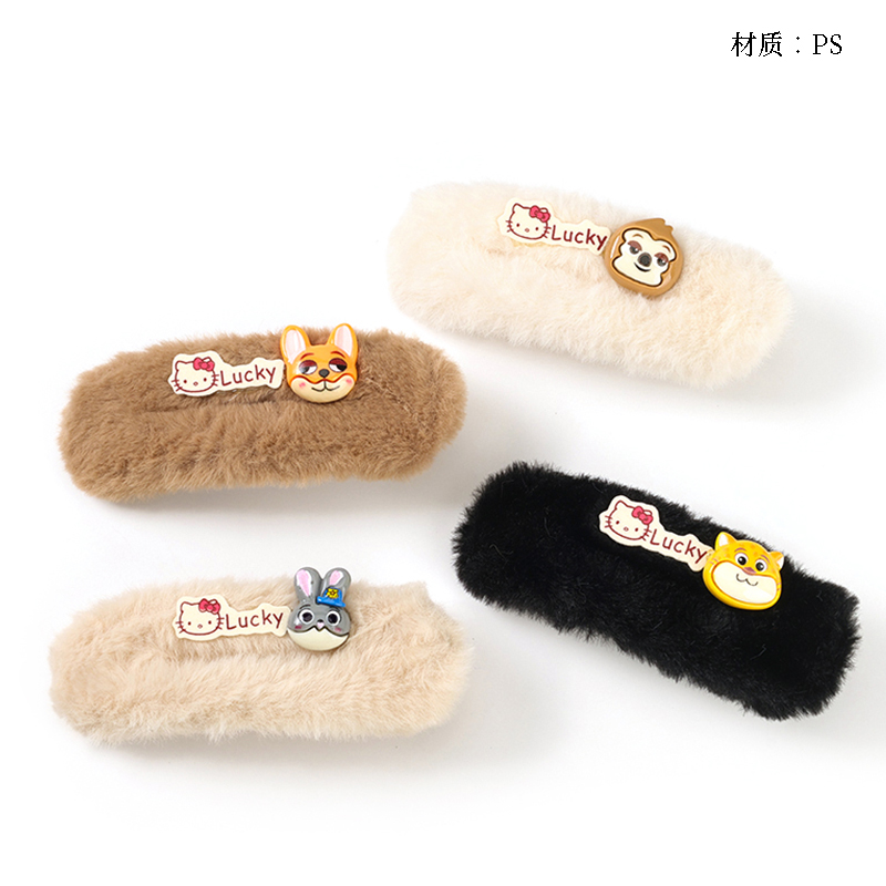 Boxed plush labeling accessories large duck clip