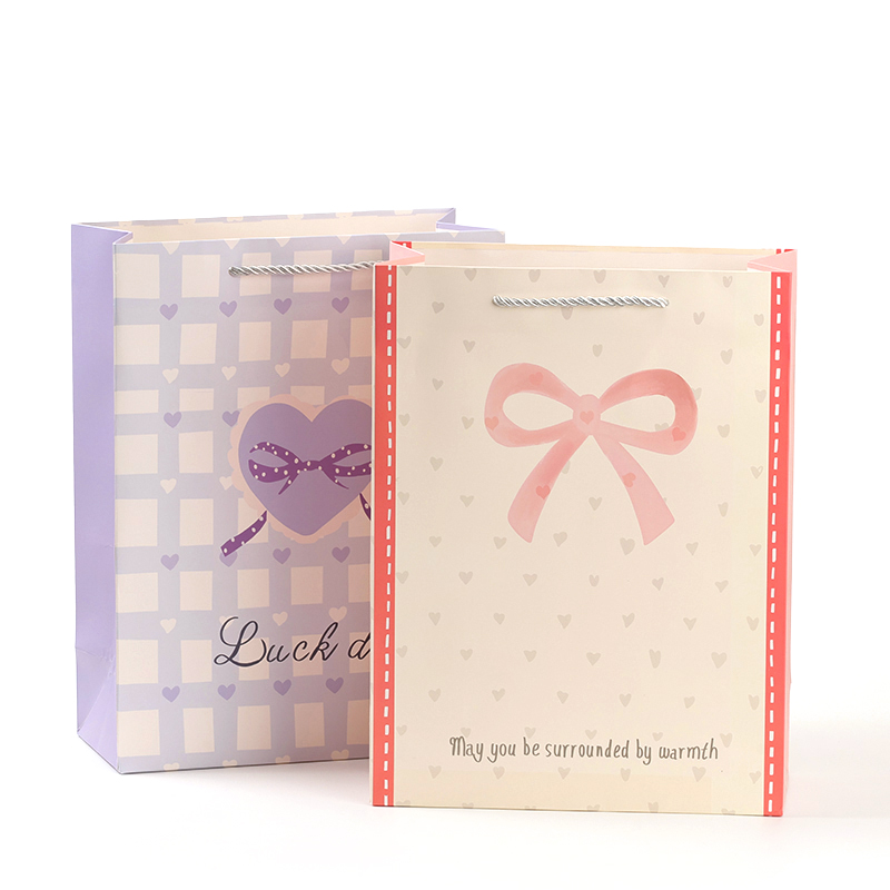 ST511-04 large love bow tie gift bag (vertical) 25*11.5*33