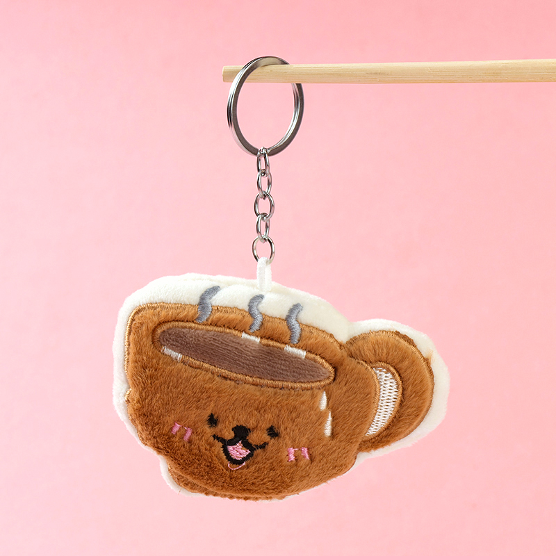 Plush Curry Color Food Play Pendant