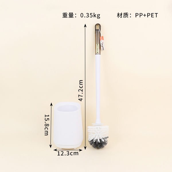 4532 black transparent handle toilet brush - Image 2