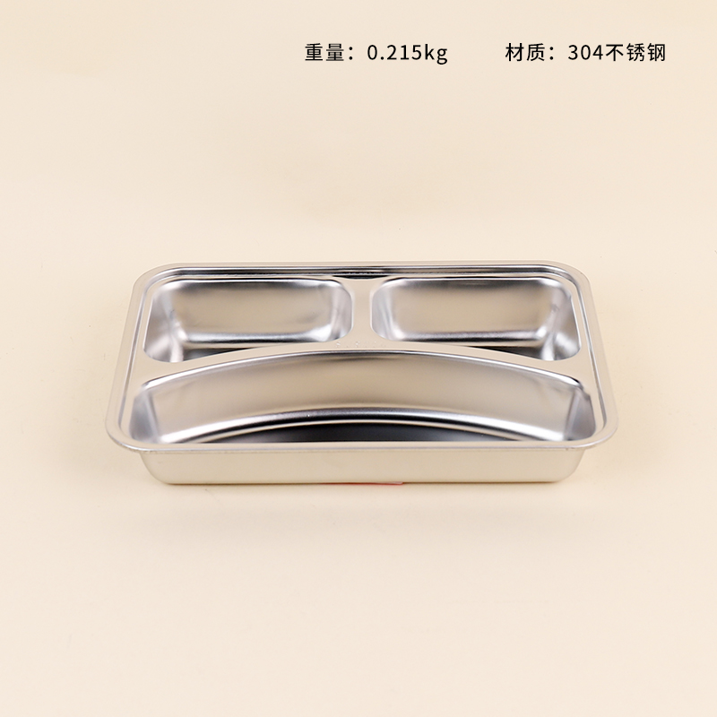 Three-compartment children's plate