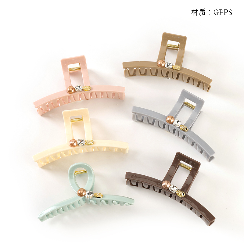 13cm double-sided zircon pearl accessories large claw