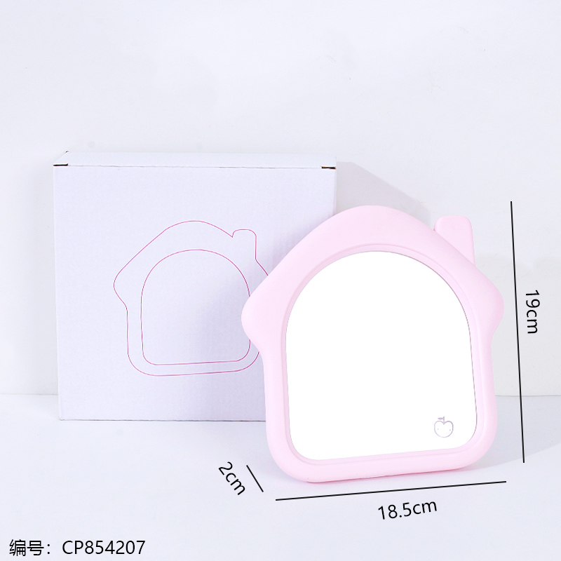 2517 Colorful Little House Table Mirror