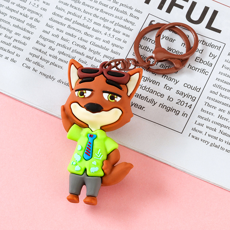 Cartoon animal city pendant